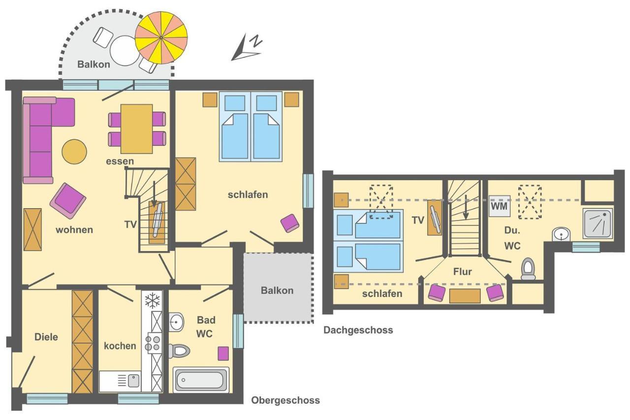 Ferienpark Freesenbruch Wohnung 2 6 - Windrose Zingst Luaran gambar